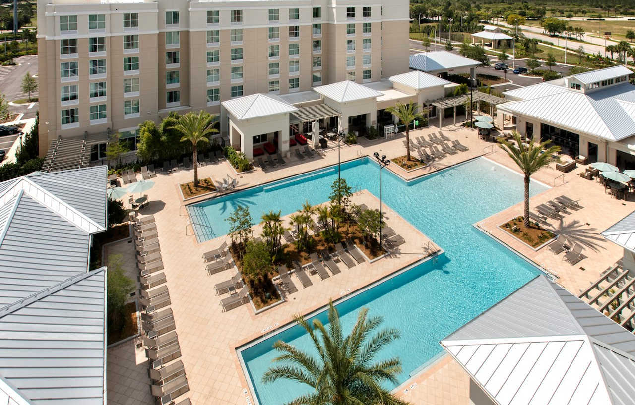Four Corners Springhill Suites By Marriott Orlando At Flamingo Crossings Town Center-Western Entrance מראה חיצוני תמונה
